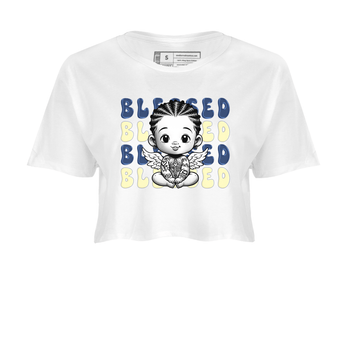 Jordan 5 A Ma Maniere x Dawn to match jordans Blessed Baby sneaker tees Air Jordan 5 A Ma Maniere x Photon Dust SNRT Sneaker Tees Sneaker Matching Cotton Shirt White 2 crop length shirt
