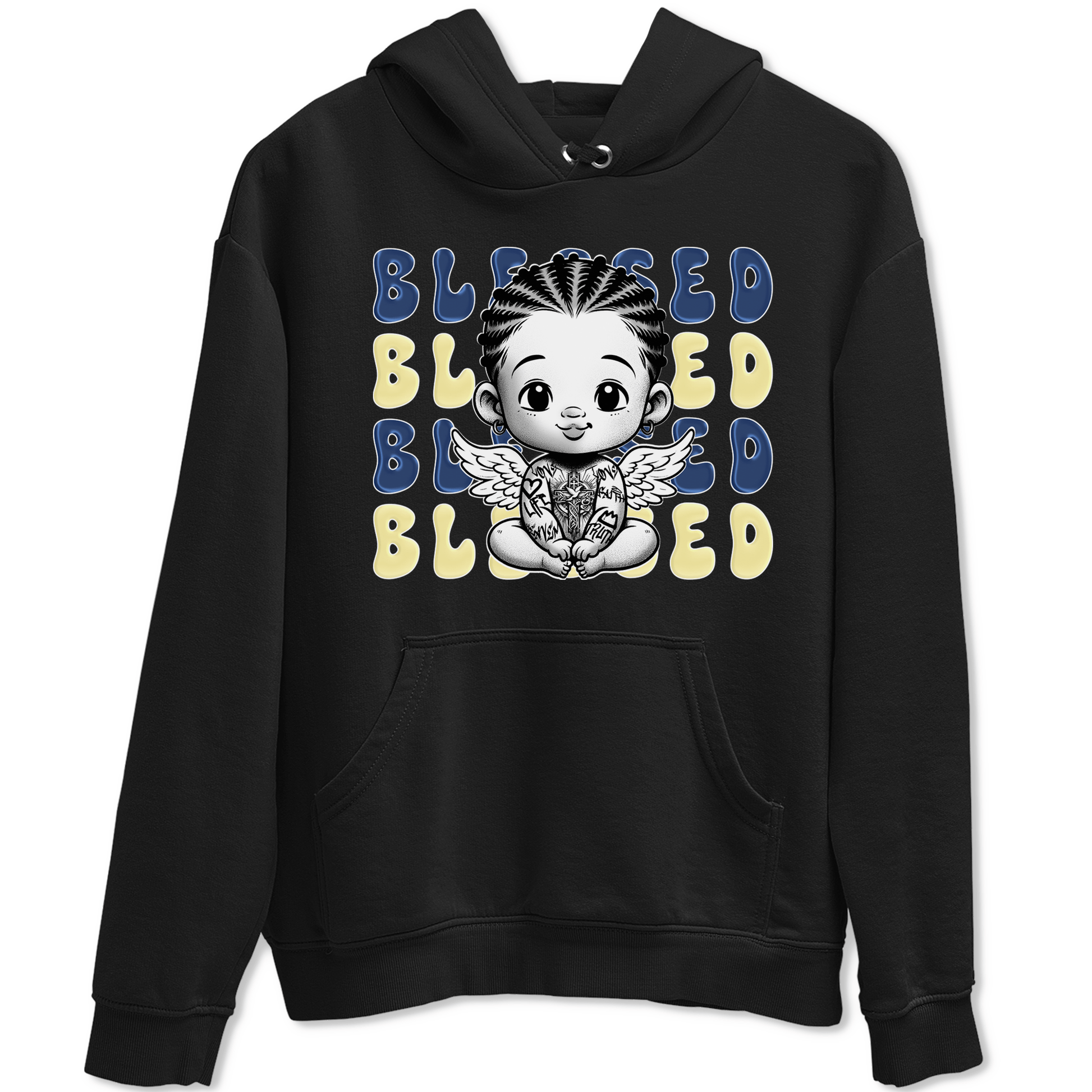 Jordan 5 A Ma Maniere x Dawn to match jordans Blessed Baby sneaker tees Air Jordan 5 A Ma Maniere x Photon Dust SNRT Sneaker Tees Sneaker Matching Cotton Shirt unisex cotton Black 2 crew neck shirt