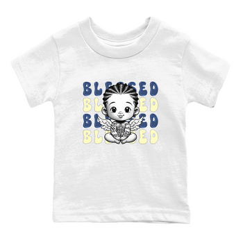 Jordan 5 A Ma Maniere x Dawn to match jordans Blessed Baby sneaker tees Air Jordan 5 A Ma Maniere x Photon Dust SNRT Sneaker Tees Sneaker Matching Cotton Shirt baby toddler White 2 cotton Shirt