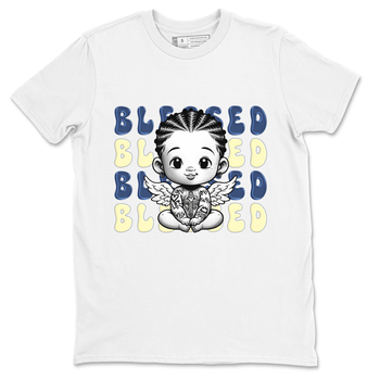 Jordan 5 A Ma Maniere x Dawn to match jordans Blessed Baby sneaker tees Air Jordan 5 A Ma Maniere x Photon Dust SNRT Sneaker Tees Sneaker Matching Cotton Shirt unisex cotton White 2 crew neck shirt