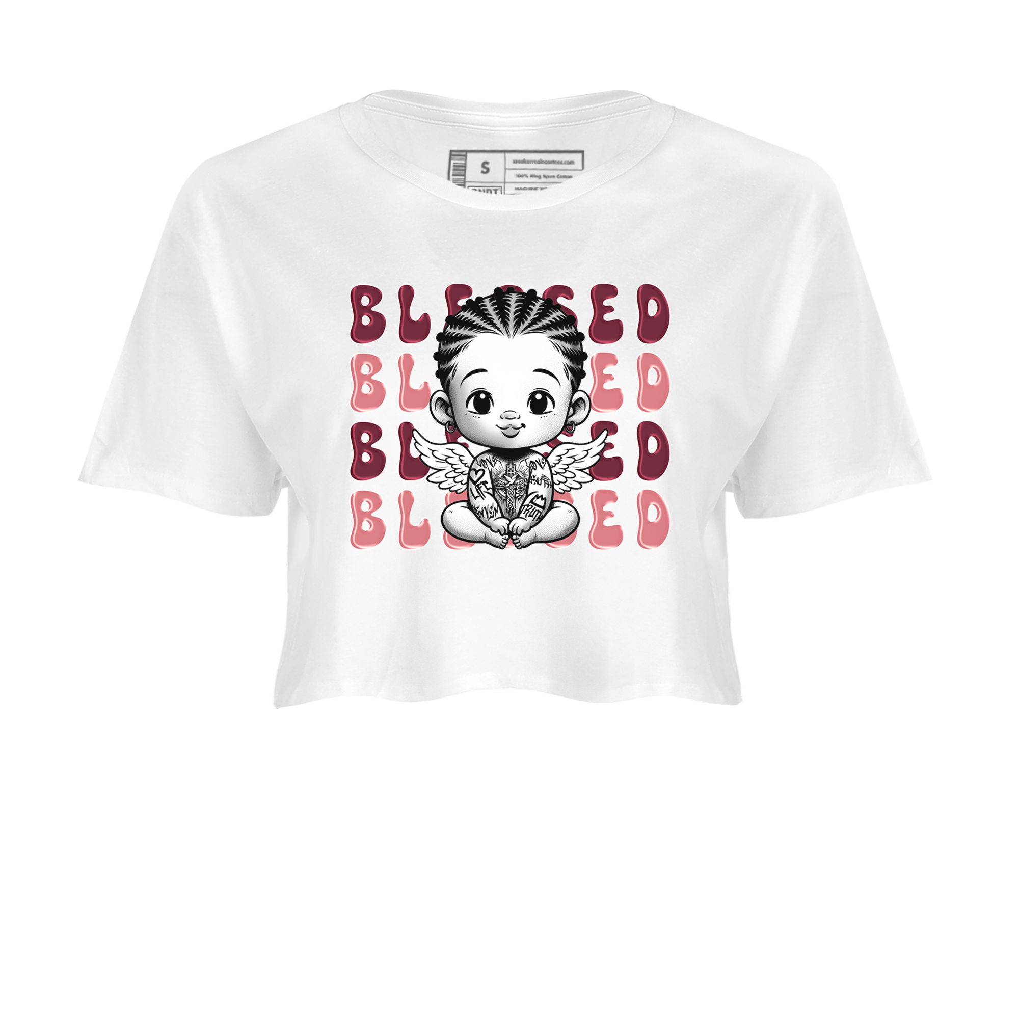 Dunk Low Valentines Day shirt to match jordans Blessed sneaker tees Special Valentine's Day Couple Shirt Dunk Valentine's Day 2024 SNRT Sneaker Tees Sneaker Matching Shirt White 2 Crop T-Shirt