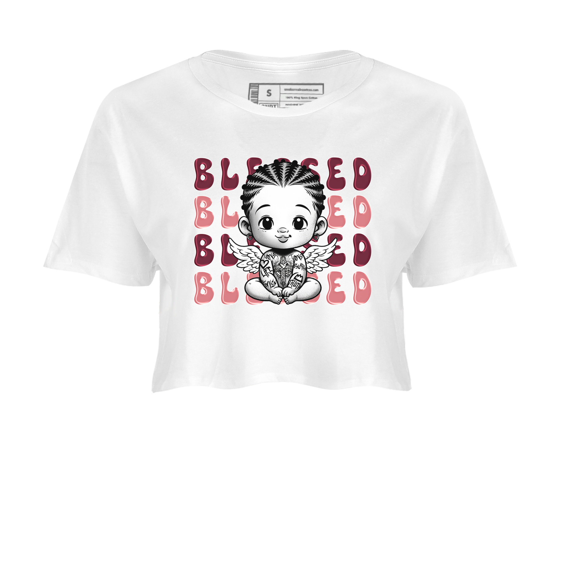 Dunk Low Valentines Day shirt to match jordans Blessed sneaker tees Special Valentine's Day Couple Shirt Dunk Valentine's Day 2024 SNRT Sneaker Tees Sneaker Matching Shirt White 2 Crop T-Shirt