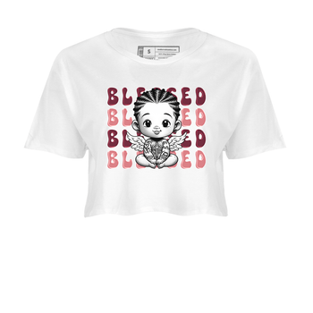 Dunk Low Valentines Day shirt to match jordans Blessed sneaker tees Special Valentine's Day Couple Shirt Dunk Valentine's Day 2024 SNRT Sneaker Tees Sneaker Matching Shirt White 2 Crop T-Shirt