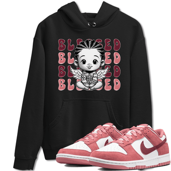 Dunk Low Valentines Day shirt to match jordans Blessed sneaker tees Special Valentine's Day Couple Shirt Dunk Valentine's Day 2024 SNRT Sneaker Tees Sneaker Matching Shirt Unisex Black 1 T-Shirt