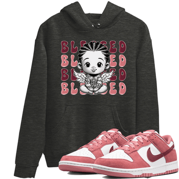 Dunk Low Valentines Day shirt to match jordans Blessed sneaker tees Special Valentine's Day Couple Shirt Dunk Valentine's Day 2024 SNRT Sneaker Tees Sneaker Matching Shirt Unisex Charcoal Heather 1 T-Shirt