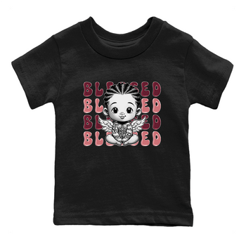 Dunk Low Valentines Day shirt to match jordans Blessed sneaker tees Special Valentine's Day Couple Shirt Dunk Valentine's Day 2024 SNRT Sneaker Tees Sneaker Matching Shirt Baby Toddler Black 2 T-Shirt