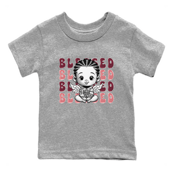 Dunk Low Valentines Day shirt to match jordans Blessed sneaker tees Special Valentine's Day Couple Shirt Dunk Valentine's Day 2024 SNRT Sneaker Tees Sneaker Matching Shirt Baby Toddler Heather Grey 2 T-Shirt