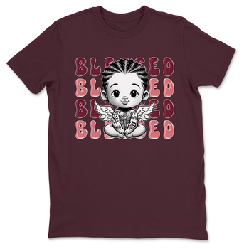 Dunk Low Valentines Day shirt to match jordans Blessed sneaker tees Special Valentine's Day Couple Shirt Dunk Valentine's Day 2024 SNRT Sneaker Tees Sneaker Matching Shirt Unisex Maroon 2 T-Shirt