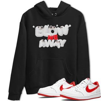 Jordan 1 Low University Red shirt to match jordans Blow Me Away sneakertees AJ1 Low University Red SNRT Sneaker Release Tees Unisex Black 1 T-Shirt