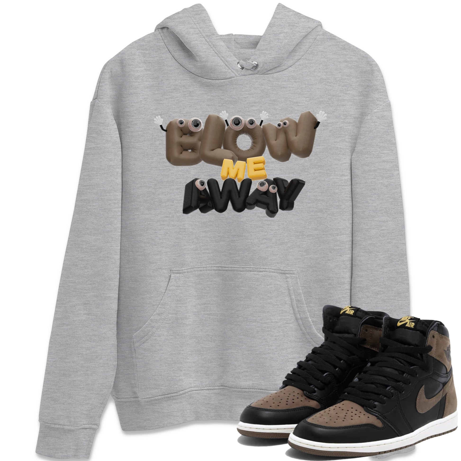 Air Jordan 1 Palomino shirt to match jordans Blow Me Away sneaker tees AJ1 Palomino SNRT Sneaker Release Tees Unisex Heather Grey 1 T-Shirt
