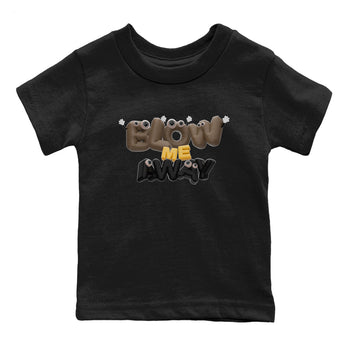 Air Jordan 1 Palomino shirt to match jordans Blow Me Away sneaker tees AJ1 Palomino SNRT Sneaker Release Tees Baby Toddler Black 2 T-Shirt