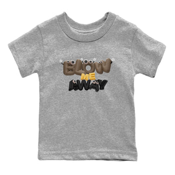Air Jordan 1 Palomino shirt to match jordans Blow Me Away sneaker tees AJ1 Palomino SNRT Sneaker Release Tees Baby Toddler Heather Grey 2 T-Shirt