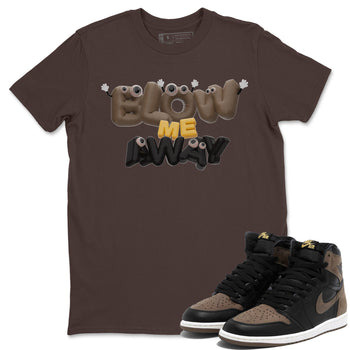Air Jordan 1 Palomino shirt to match jordans Blow Me Away sneaker tees AJ1 Palomino SNRT Sneaker Release Tees Unisex Dark Chocolate 1 T-Shirt