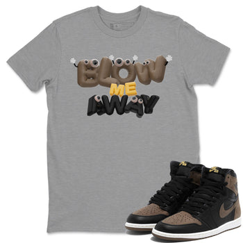 Air Jordan 1 Palomino shirt to match jordans Blow Me Away sneaker tees AJ1 Palomino SNRT Sneaker Release Tees Unisex Heather Grey 1 T-Shirt