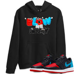 Air Jordan 1 UNC to Chicago shirt to match jordans Blow Me Away sneaker tees AJ1 UNC to Chicago SNRT Sneaker Release Tees Unisex Black 1 T-Shirt