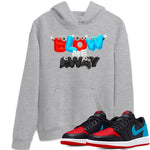 Air Jordan 1 UNC to Chicago shirt to match jordans Blow Me Away sneaker tees AJ1 UNC to Chicago SNRT Sneaker Release Tees Unisex Heather Grey 1 T-Shirt