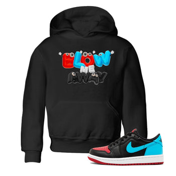Air Jordan 1 UNC to Chicago shirt to match jordans Blow Me Away sneaker tees AJ1 UNC to Chicago SNRT Sneaker Release Tees Baby Toddler Black 1 T-Shirt