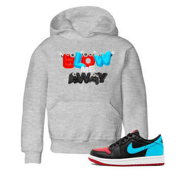 Air Jordan 1 UNC to Chicago shirt to match jordans Blow Me Away sneaker tees AJ1 UNC to Chicago SNRT Sneaker Release Tees Baby Toddler Heather Grey 1 T-Shirt