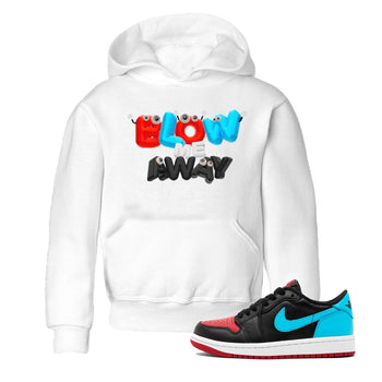 Air Jordan 1 UNC to Chicago shirt to match jordans Blow Me Away sneaker tees AJ1 UNC to Chicago SNRT Sneaker Release Tees Baby Toddler White 1 T-Shirt