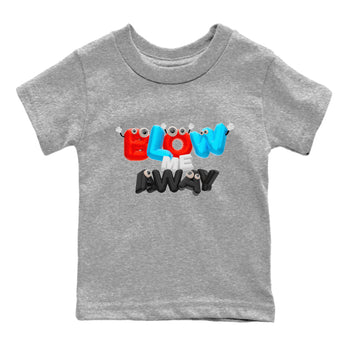 Air Jordan 1 UNC to Chicago shirt to match jordans Blow Me Away sneaker tees AJ1 UNC to Chicago SNRT Sneaker Release Tees Baby Toddler Heather Grey 2 T-Shirt