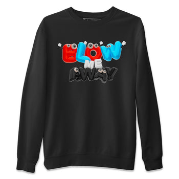 Air Jordan 1 UNC to Chicago shirt to match jordans Blow Me Away sneaker tees AJ1 UNC to Chicago SNRT Sneaker Release Tees Unisex Black 2 T-Shirt