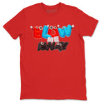 Air Jordan 1 UNC to Chicago shirt to match jordans Blow Me Away sneaker tees AJ1 UNC to Chicago SNRT Sneaker Release Tees Unisex Red 2 T-Shirt