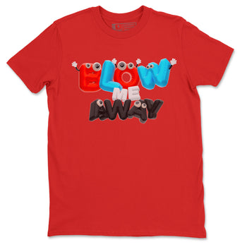 Air Jordan 1 UNC to Chicago shirt to match jordans Blow Me Away sneaker tees AJ1 UNC to Chicago SNRT Sneaker Release Tees Unisex Red 2 T-Shirt