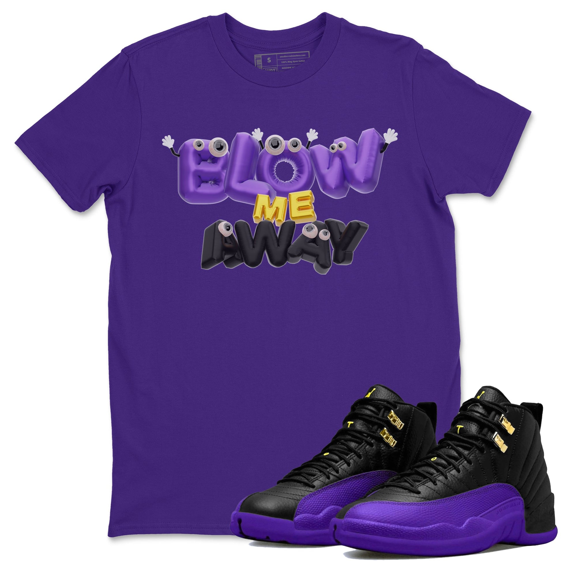 Air Jordan 12 Field Purple shirt to match jordans Blow Me Away sneaker tees AJ12 Field Purple SNRT Sneaker Release Tees Unisex Purple 1 T-Shirt