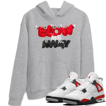Air Jordan 4 Red Cement shirt to match jordans Blow Me Away sneaker tees AJ4 Red Cement SNRT Sneaker Release Tees Unisex Heather Grey 1 T-Shirt