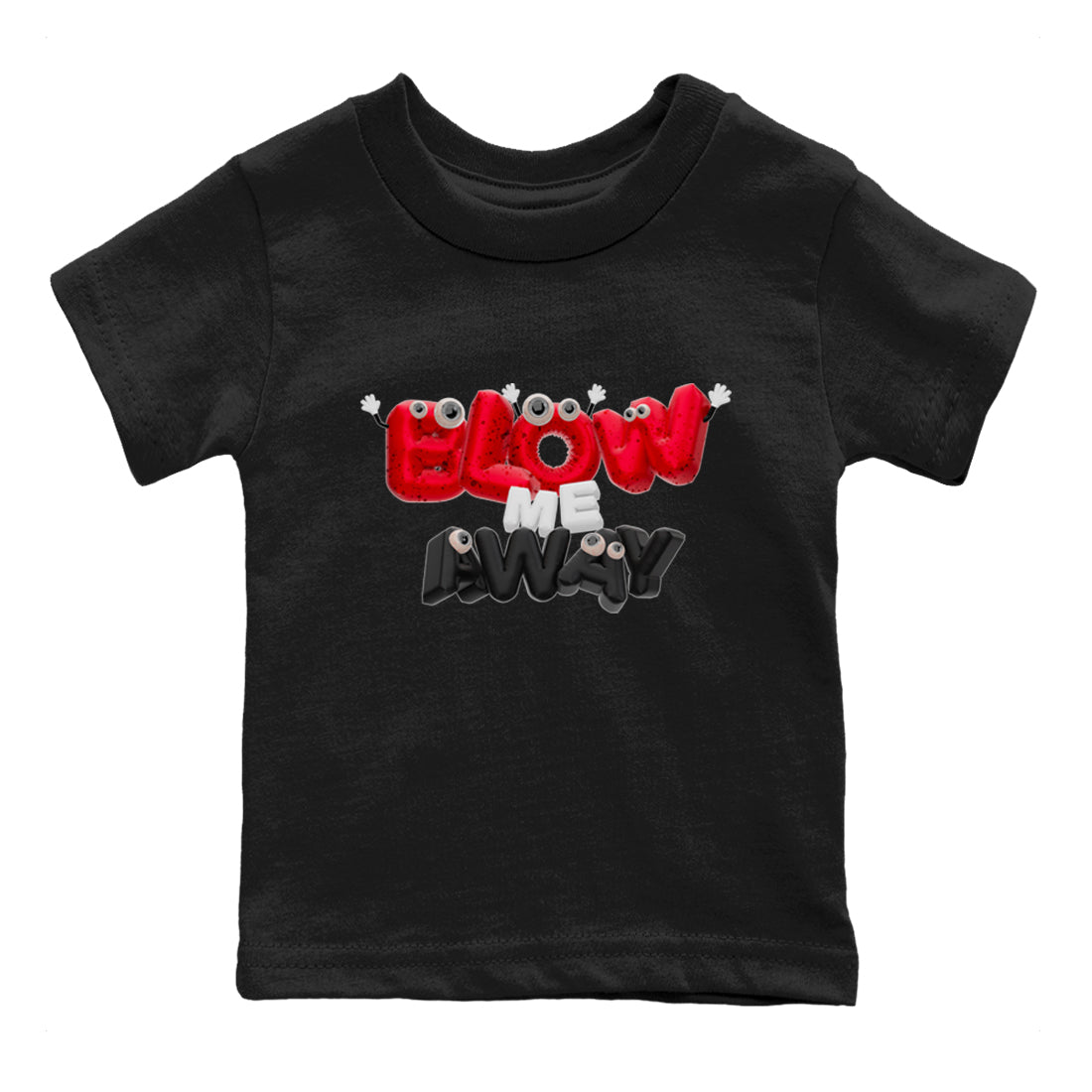 Air Jordan 4 Red Cement shirt to match jordans Blow Me Away sneaker tees AJ4 Red Cement SNRT Sneaker Release Tees Baby Toddler Black 2 T-Shirt