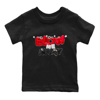Air Jordan 4 Red Cement shirt to match jordans Blow Me Away sneaker tees AJ4 Red Cement SNRT Sneaker Release Tees Baby Toddler Black 2 T-Shirt