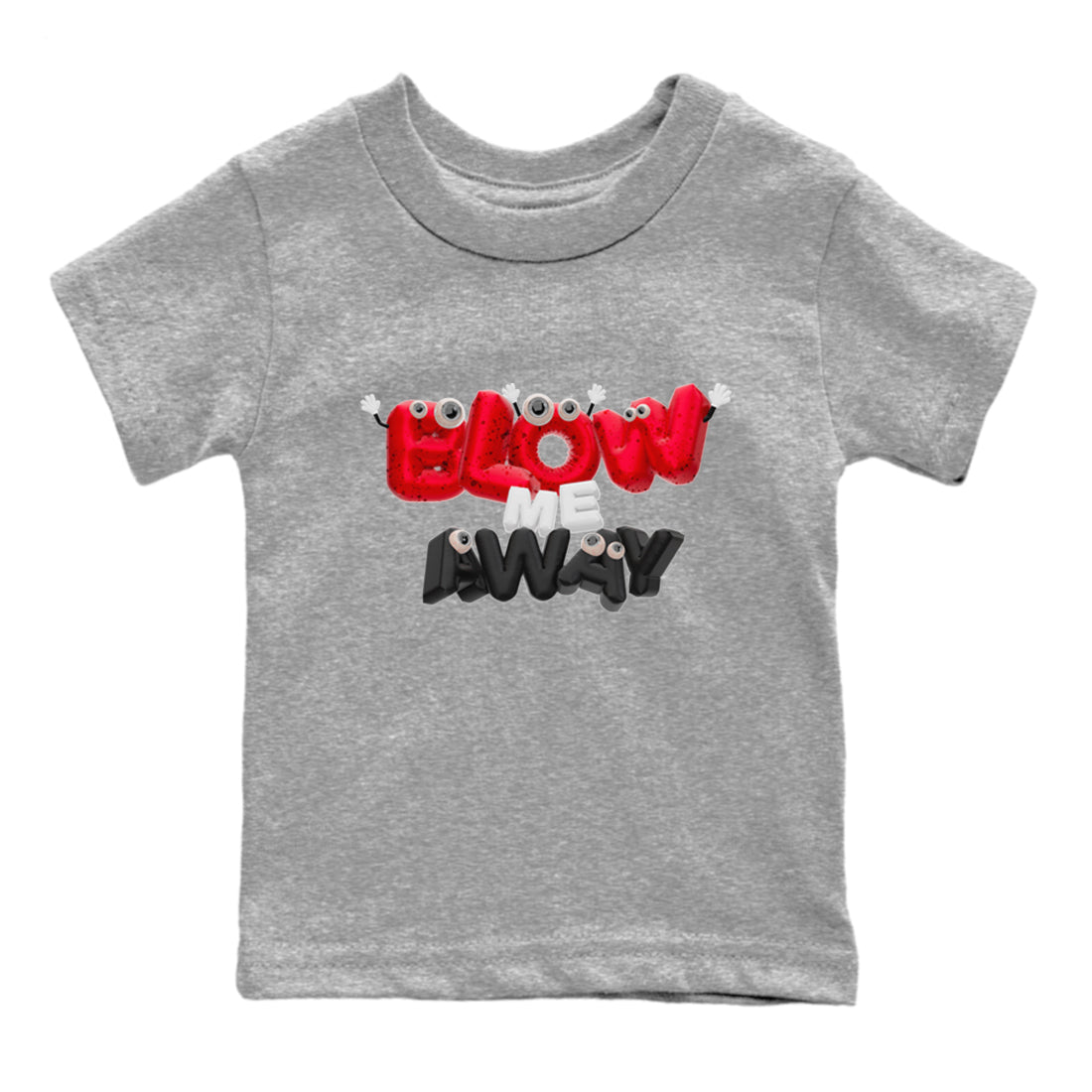 Air Jordan 4 Red Cement shirt to match jordans Blow Me Away sneaker tees AJ4 Red Cement SNRT Sneaker Release Tees Baby Toddler Heather Grey 2 T-Shirt