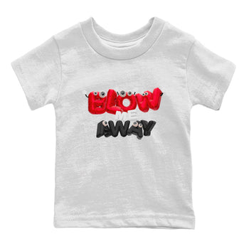 Air Jordan 4 Red Cement shirt to match jordans Blow Me Away sneaker tees AJ4 Red Cement SNRT Sneaker Release Tees Baby Toddler White 2 T-Shirt