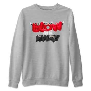 Air Jordan 4 Red Cement shirt to match jordans Blow Me Away sneaker tees AJ4 Red Cement SNRT Sneaker Release Tees Unisex Heather Grey 2 T-Shirt