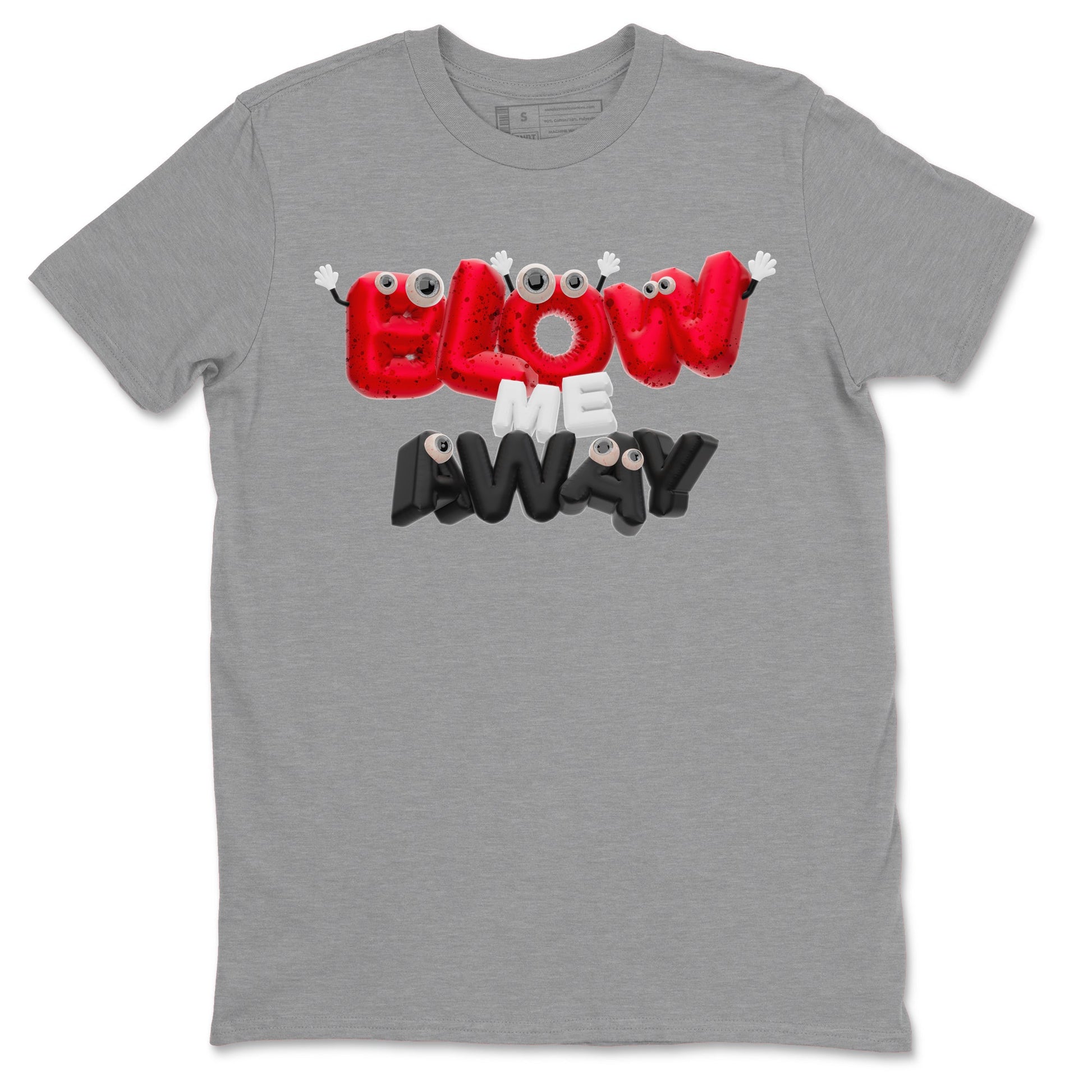 Air Jordan 4 Red Cement shirt to match jordans Blow Me Away sneaker tees AJ4 Red Cement SNRT Sneaker Release Tees Unisex Heather Grey 2 T-Shirt