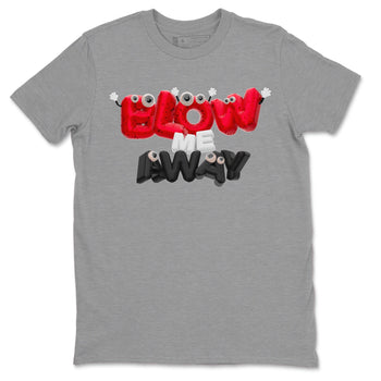 Air Jordan 4 Red Cement shirt to match jordans Blow Me Away sneaker tees AJ4 Red Cement SNRT Sneaker Release Tees Unisex Heather Grey 2 T-Shirt