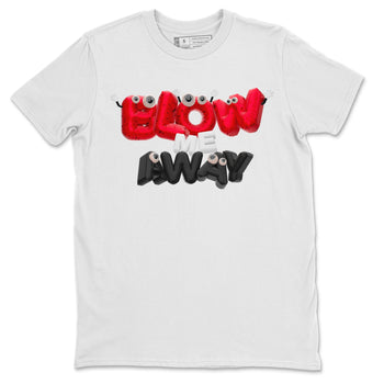 Air Jordan 4 Red Cement shirt to match jordans Blow Me Away sneaker tees AJ4 Red Cement SNRT Sneaker Release Tees Unisex White 2 T-Shirt