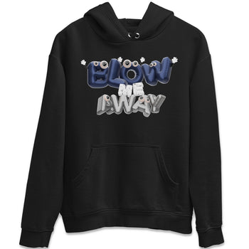 Air Jordan 5 Georgetown shirt to match jordans Blow Me Away sneaker tees AJ5 Georgetown SNRT Sneaker Release Tees Unisex Black 2 T-Shirt