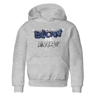 Air Jordan 5 Georgetown shirt to match jordans Blow Me Away sneaker tees AJ5 Georgetown SNRT Sneaker Release Tees Baby Toddler Heather Grey 2 T-Shirt