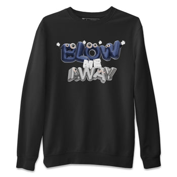 Air Jordan 5 Georgetown shirt to match jordans Blow Me Away sneaker tees AJ5 Georgetown SNRT Sneaker Release Tees Unisex Black 2 T-Shirt