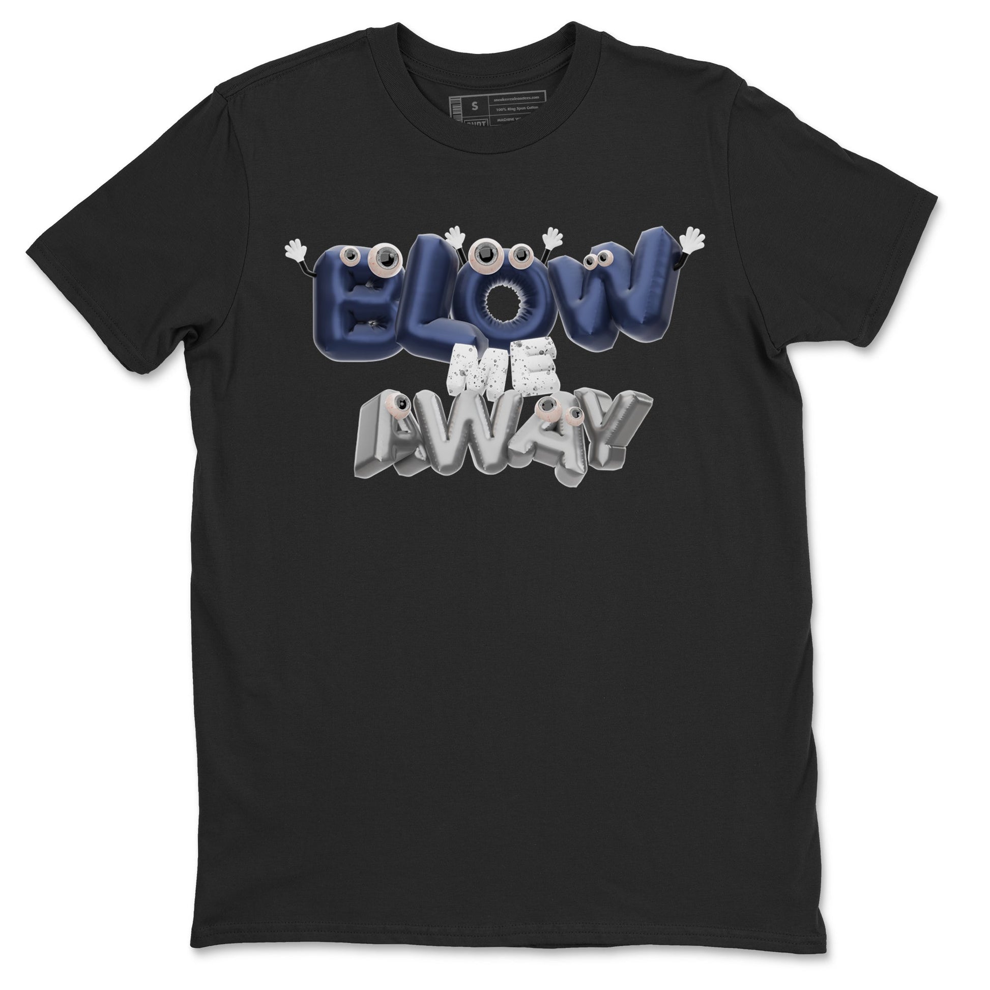 Air Jordan 5 Georgetown shirt to match jordans Blow Me Away sneaker tees AJ5 Georgetown SNRT Sneaker Release Tees Unisex Black 2 T-Shirt