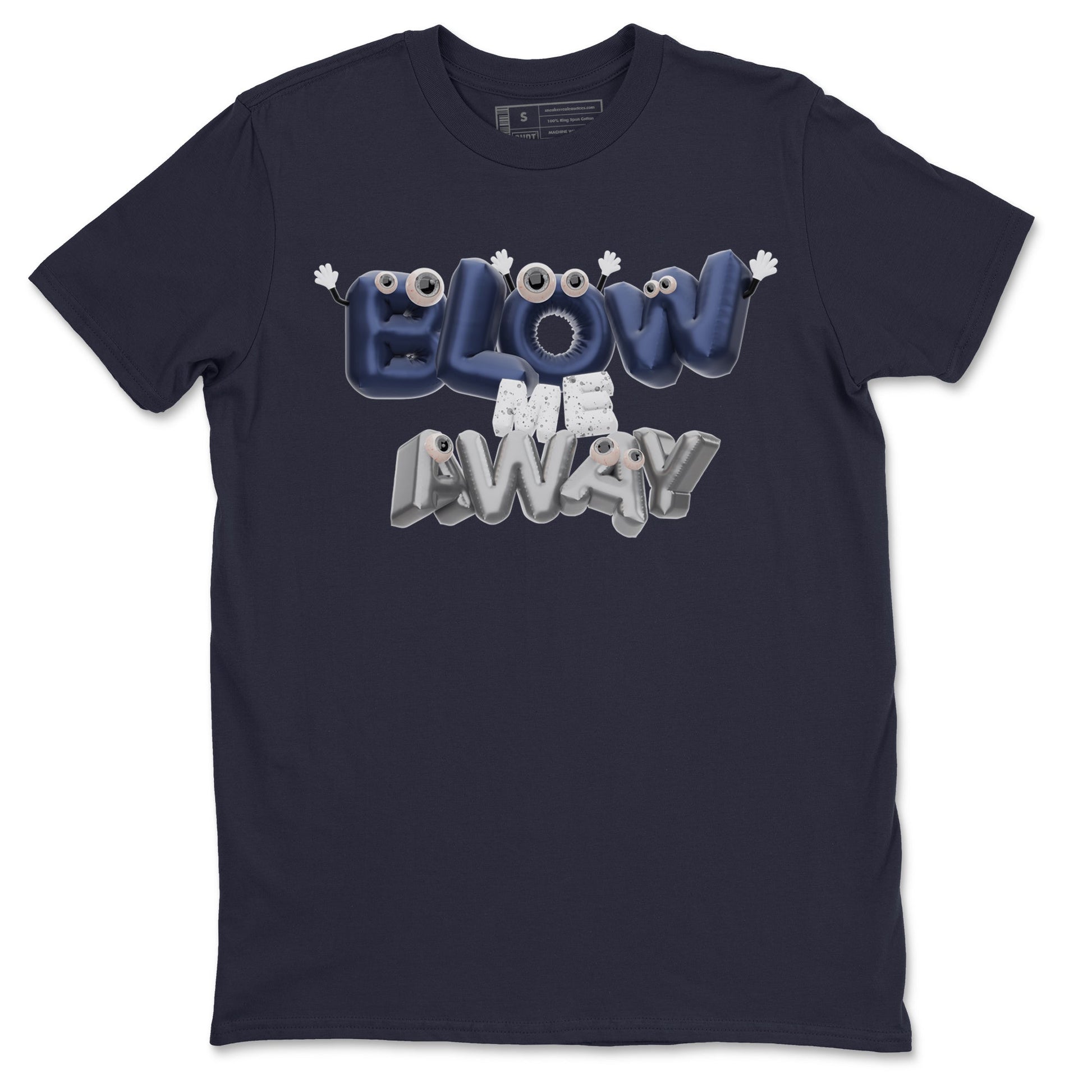 Air Jordan 5 Georgetown shirt to match jordans Blow Me Away sneaker tees AJ5 Georgetown SNRT Sneaker Release Tees Unisex Navy 2 T-Shirt