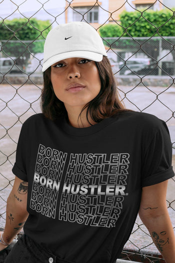 Jordan 1 Silver Toe Sneaker Match Tees Born Hustler Sneaker Tees Jordan 1 Silver Toe Sneaker Release Tees Unisex Shirts