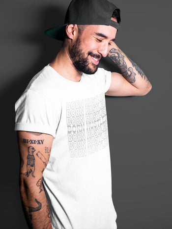 Jordan 1 Silver Toe Sneaker Match Tees Born Hustler Sneaker Tees Jordan 1 Silver Toe Sneaker Release Tees Unisex Shirts