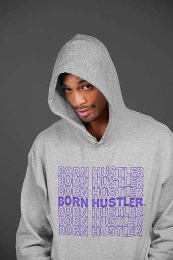 Jordan 1 WMNS Court Purple Sneaker Match Tees Born Hustler Sneaker Tees Jordan 1 WMNS Court Purple Sneaker Release Tees Unisex Shirts