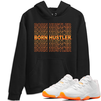 Jordan 11 Citrus Sneaker Match Tees Born Hustler Sneaker Tees Jordan 11 Citrus Sneaker Release Tees Unisex Shirts