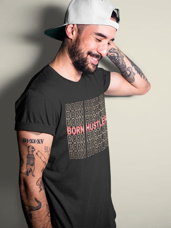 Jordan 4 Taupe Haze Sneaker Match Tees Born Hustler Sneaker Tees Jordan 4 Taupe Haze Sneaker Release Tees Unisex Shirts