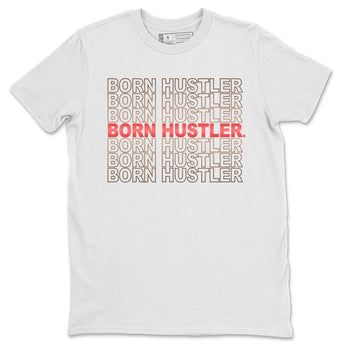 Jordan 4 Taupe Haze Sneaker Match Tees Born Hustler Sneaker Tees Jordan 4 Taupe Haze Sneaker Release Tees Unisex Shirts