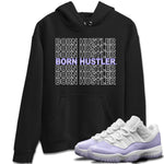 Jordan 11 Pure Violet Sneaker Match Tees Born Hustler Sneaker Tees Jordan 11 Pure Violet Sneaker Release Tees Unisex Shirts