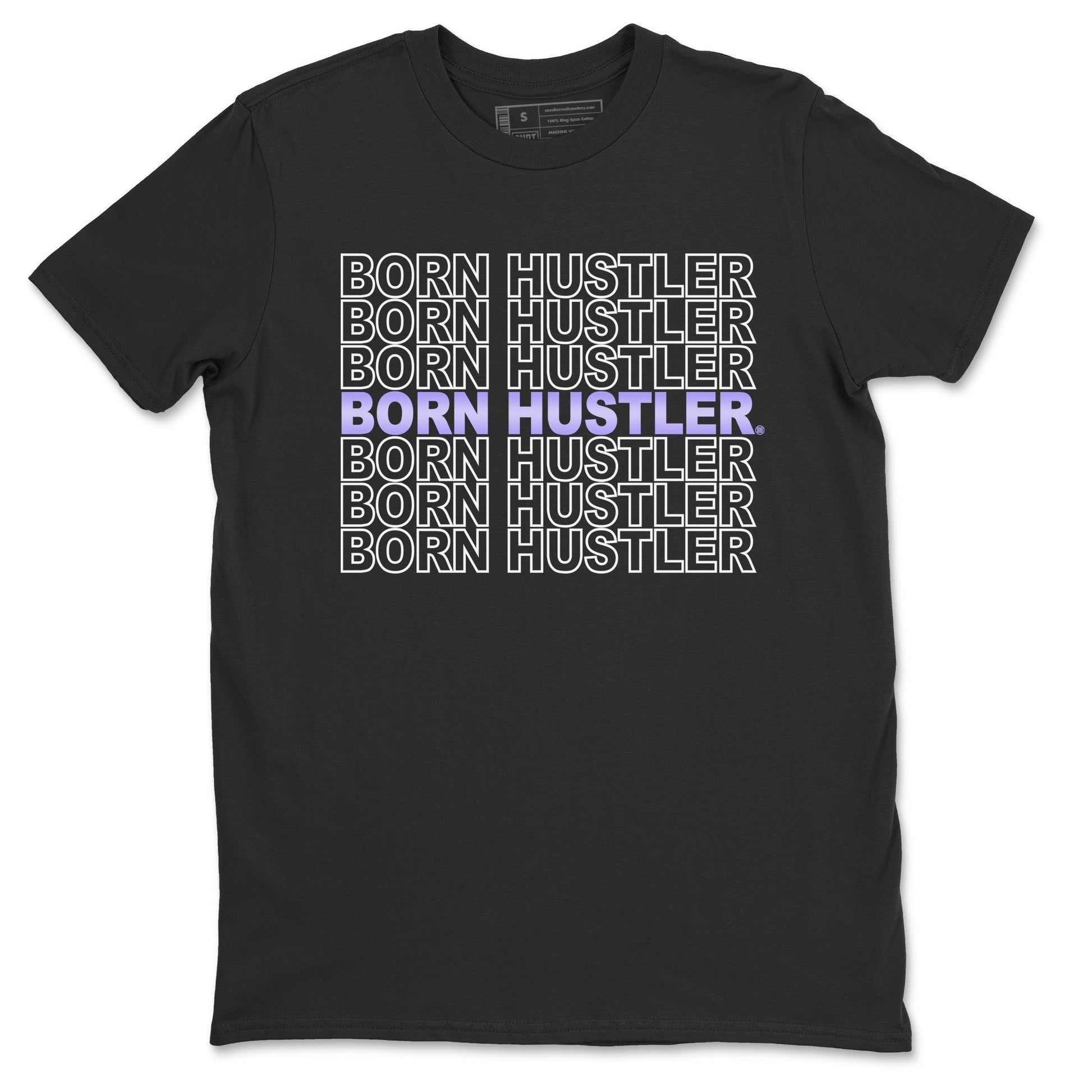 Jordan 11 Pure Violet Sneaker Match Tees Born Hustler Sneaker Tees Jordan 11 Pure Violet Sneaker Release Tees Unisex Shirts